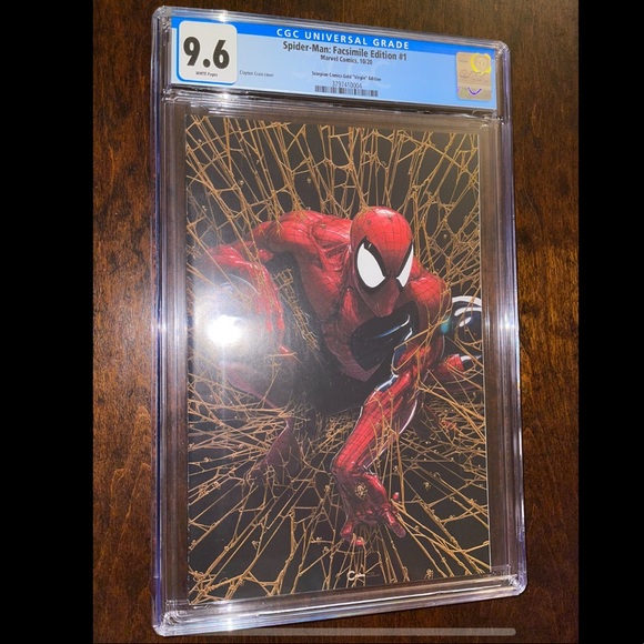 Spider-Man Facsimile Edition #1 CGC 9.8 Scorpion Comics Edition Clayton Crain